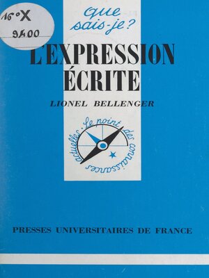 cover image of L'expression écrite